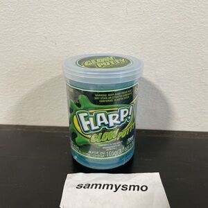 $2 Flarp, Glow in the dark Putty 105g / 3.7oz BLUE